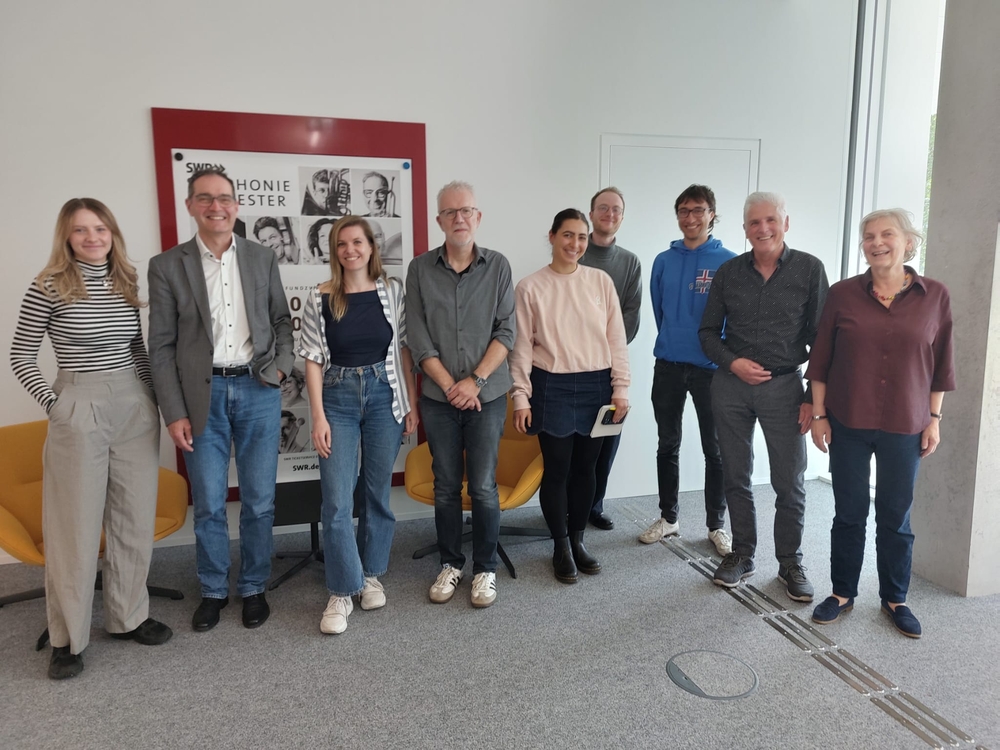 Bild mit dem SWR-Team