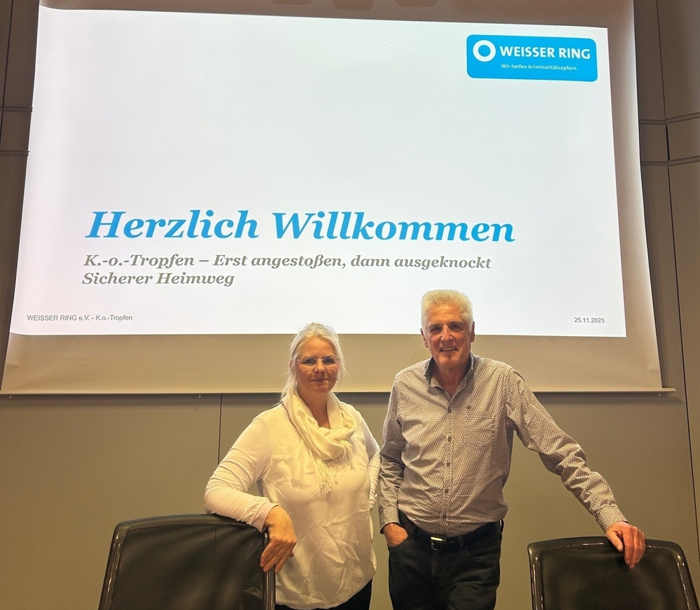 Personen  vorm Beamer